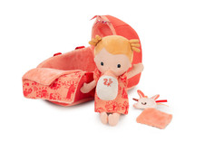 Куклы и одежда для кукол Lilliputiens Кукла мягкая Лена в переноске