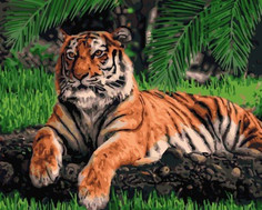 Картины по номерам Lori Картина по номерам Грациозный тигр Лори