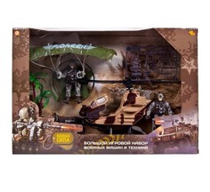 Игровые наборы ABtoys Боевая сила Набор военной техники с фигуркой и аксессуарами PT-01236