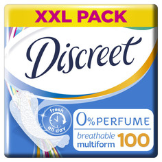 Гигиенические прокладки Discreet Женские ежедневные прокладки Multiform Air 100 шт. 2 упаковки