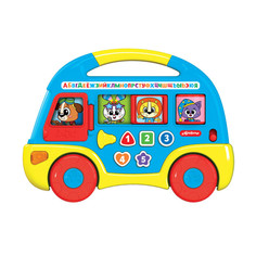 Развивающие игрушки Развивающая игрушка Азбукварик Музыкальный автобус Первые знания 2808В