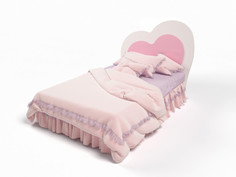 Кровати для подростков Подростковая кровать ABC-King Lovely 1 без мягкой вставки и ящика 160x90