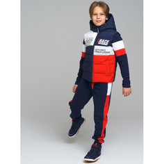 Верхняя одежда Playtoday Жилет текстильный с полиуретановым покрытием для мальчика Racing club 12311002