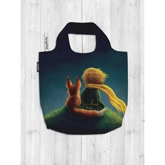 Сумки для мамы JoyArty Сумка авоська Мальчик с лисенком 65x46x7 см