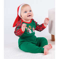 Комплекты детской одежды Трия Комплект: боди, штанишки, шапка Новогодний Triya