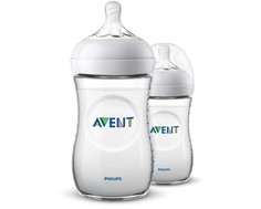 Бутылочки Бутылочка Philips Avent для кормления Natural с 1 мес. 260 мл 2 шт. SCF033/27