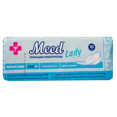 Гигиенические прокладки Meed Прокладки урологические Lady Нормал плюс 10 шт. 3 упаковки