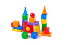 Развивающие игрушки Развивающая игрушка СВСД Строительный набор Стена-2 22 элемента