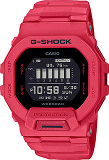 Японские наручные мужские часы Casio GBD-200RD-4. Коллекция G-Shock