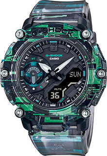 Японские наручные мужские часы Casio GA-2200NN-1A. Коллекция G-Shock