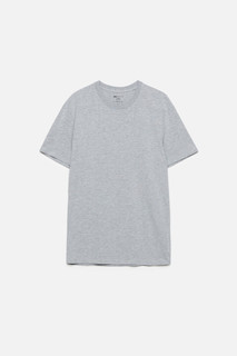 футболка мужская Футболка slim fit хлопковая меланжевая Befree