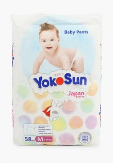 Подгузники-трусики Yokosun Comfort размер M (6-10 кг), 58 шт.