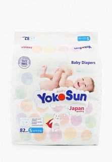 Подгузники Yokosun Comfort, размер S (до 6 кг), 82 шт.