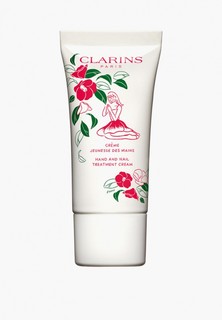 Крем для рук Clarins CAMELLIA COLLECTION Jeunesse des Mains \ Лимитированный выпуск, увлажнение и защита + укрепление ногтей, 30 мл