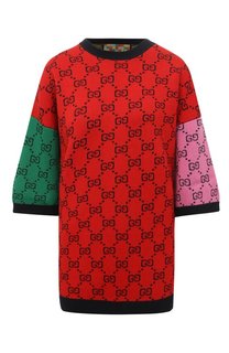 Пуловер из шерсти и хлопка Gucci