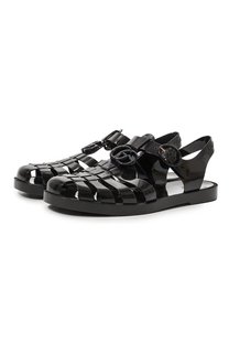 Резиновые сандалии Gucci