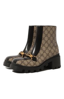 Ботильоны Horsebit Interlocking G Gucci