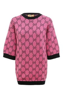 Пуловер из шерсти и хлопка Gucci
