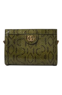 Сумка Ophidia mini из кожи змеи Gucci