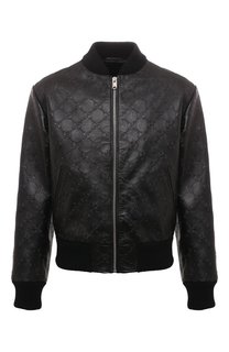 Кожаный бомбер Gucci
