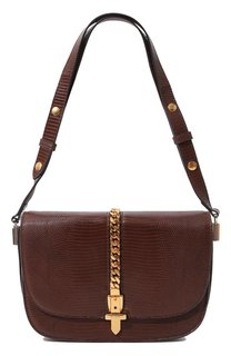 Сумка Sylvie 1969 small из кожи ящерицы Gucci