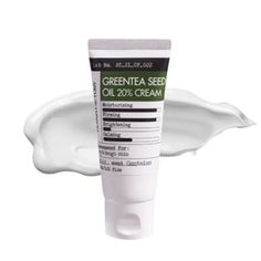 Крем для лица с маслом семян зеленого чая Derma Factory Green Tea Seed Oil 20% Cream