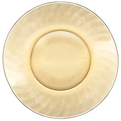Тарелка обеденная, стекло, 20.5 см, круглая, Elica, 62102, дымчатая