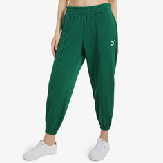 Брюки трикотажные PUMA Classics, Зеленый