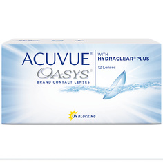 Двухнедельные линзы ACUVUE Двухнедельные контактные линзы ACUVUE OASYS with HYDRACLEAR PLUS 12 шт.