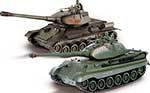 Танковый бой Crossbot р/у 1:24 Т-34 (СССР) - GERMANY KING TIGER (Германия) аккум 870622