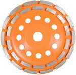 Чашка алмазная зачистная Вихрь 180 мм двухрядная 73/10/3/7