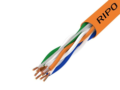 Сетевой кабель Ripo UTP 4 нг-LSZH cat.5e 24AWG Cu Standart 25m 001-112007/25