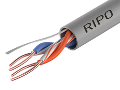 Сетевой кабель Ripo UTP 2 cat.5e 24AWG Cu Premium 50m 001-111041/50