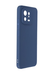 Чехол iBox для Xiaomi 13 с защитой камеры и подложкой Silicone Blue УТ000033649