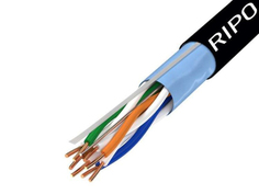 Сетевой кабель Ripo FTP 4 cat.5e 24AWG Cu Outdoo 25m 001-122014-25