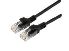 Сетевой кабель Gembird Cablexpert UTP cat.5e 1m Black PP10-1M/BK