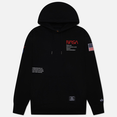 Мужская толстовка Alpha Industries NASA Worm Logo Hoodie