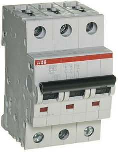 Автоматический выключатель ABB 2CDS253001R0254 S203 3P 25А (С) 6kA