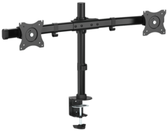 Кронштейн настольный Arm Media LCD-T42 Arm Media 10165 на 2 монитора, 15-32" макс. 20кг, поворот и наклон верт.перемещ, черный