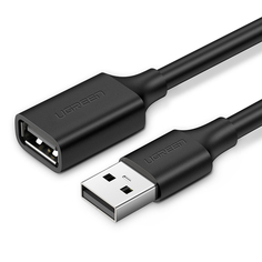 Кабель UGREEN US103 10317_ USB 2.0 A Male to A, внутренний, 3м, цвет: черный