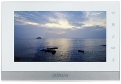 Видеодомофон Dahua DH-VTH1550CH 7", 800x480, ёмкостной сенсорный экран, 5 сенсорных кнопок, тревожные входы/выходы 6/1, RS485, LAN, Поддержка SD карты
