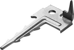 Ключ крепеж Зубр 30705 с шипом для террасной доски КЛЯЙМЕР оцинкованный 60 х 30 мм 200 шт.