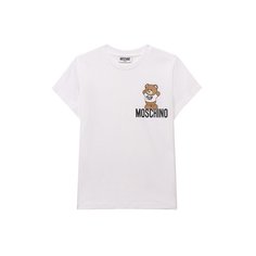 Хлопковая футболка Moschino