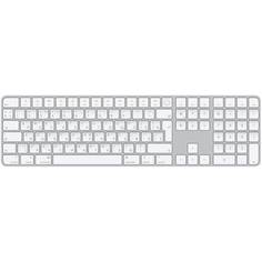 Клавиатура Apple Magic Keyboard с Touch ID и цифровой панелью, серебристый+белый