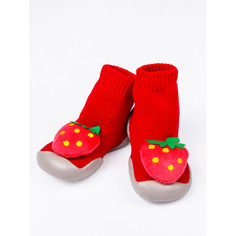 Домашняя обувь AmaroBaby Ботиночки-носочки First Step Fruit с дышащей подошвой
