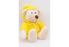 Мягкие игрушки Мягкая игрушка Unaky Soft Toy Медведь Ахмед с шариками в желтой толстовке 27 см