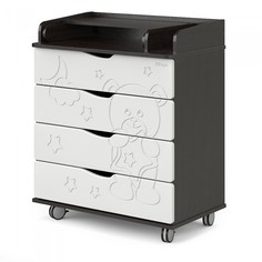 Комоды Комод Pituso Мишутка Орион 804 ПВХ с шариковыми направляющими (4 ящика)