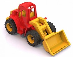 Машины Нордпласт Трактор Ангара с грейдером Нордпласт.