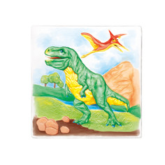 Раскраски Раскраска Maxi Art многоразовая Динозавры 20х20 см