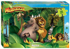 Step Puzzle Пазлы макси Мадагаскар - 3 (35 элементов)